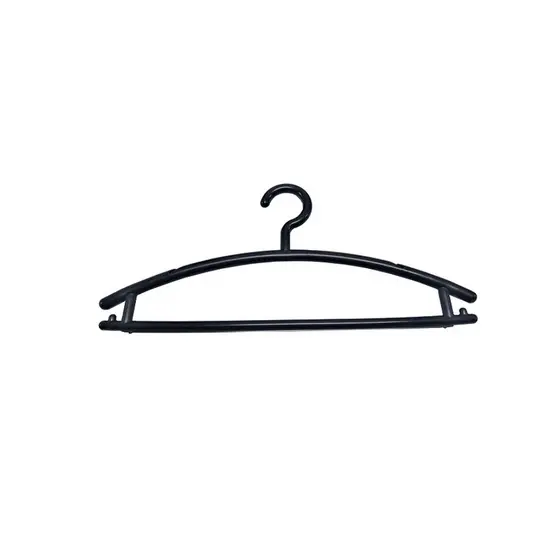 30 Cabides Boutique Luxo Ultra Reforçado Grosso c/15mm Branco ou Preto - Atacado