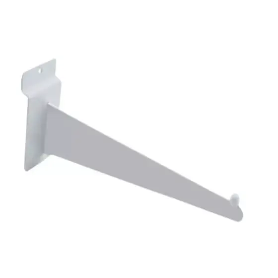 Kit 10 Suporte Faca Para Painel Canaletado Branco 30cm comprimento Super Reforçado (p/prateleira)