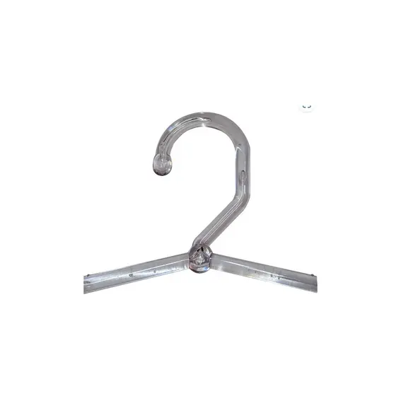 40 Cabides Extra Grande Gaúcho 50Cm Grosso e Resistente de 12 MM Acrílico Cristal Virgem - Atacado