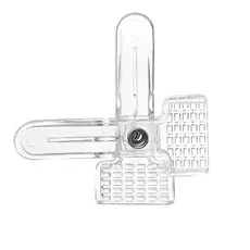 100 (50 pares) Presilha De Acrílico Transparente Para Cabides(base 7a10cm) - PRONTA ENTREGA