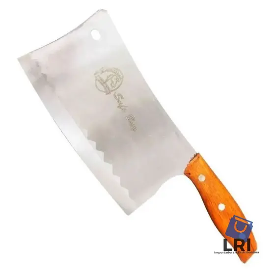 Cutelo 8,5 Profissional Safe Buy Original Lâmina 3mm cabo de madeira