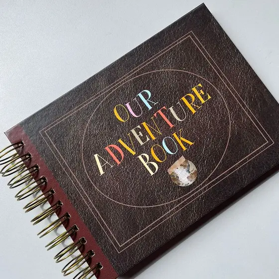 Nosso Livro de Aventuras - Up Altas Aventuras - Álbum de Fotos Scrapbook -Dia dos Namorados