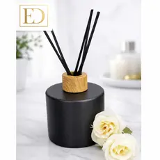 Aromatizador de Ambiente em Vidro Picollo Preto Fosco 250ml