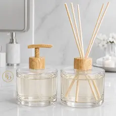 Saboneteira Aromatizador de Ambiente Picolo Transparente com Válvula e Tampa