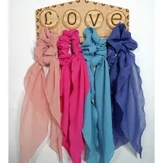 Scrunchie lenço xuxinha amarrador