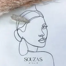 Presilha Strass Bico de Pato/ Piranha  Strass/ Clip de cabelo strass/ Hair clip strass