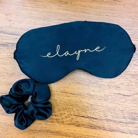 Tapa olho personalizado/ máscara de dormir personalizada/ Máscara de olhos para dormir de cetim/Mascara Tapa Olho Premiu