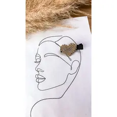 Presilha coração Strass / clipe coração Strass / Hair clip coração Strass / Clip  coração Strass / Clipe de Metal coração Strass/ Coração Stras