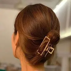 Prendedor Minimalista Retangular/ Piranha Minimalista Retangular/ Hair clip Minimalista Retangular/ clip Minimalista Retangular/ clipe metal