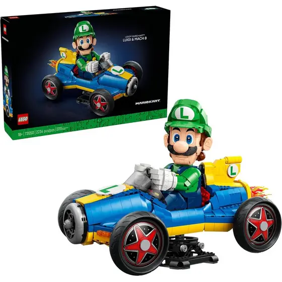 Lego Super Mario Mario Kart Luigi e Mach 8 72050