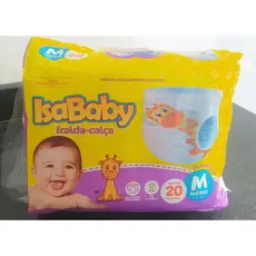 Pacote Fralda Calça Infantil descartável Isababy Jumbinho
