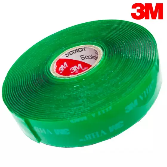 Fita Dupla Face 3M - Dupla Face Para Parede - Fita Adesiva VHB Fixa Extra Forte Transparente