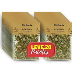 Leve 20  pacotes Chás de Artemísia | Folhas desidratada para Chá | 100% Natural