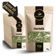 Erva Natural de Hortelã para Chá - Leve 10 Unidades Bem Embaladas Uso Em Infusão