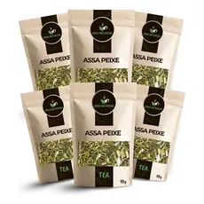 Assa Peixe para Chá Ervas de Qualidade Premium Indicadas Para Uso Tradicional - Leve 6 Pacotes