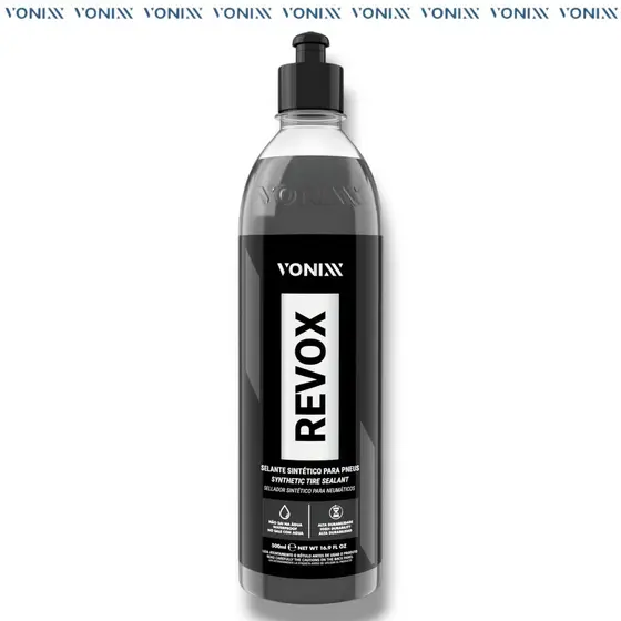 REVOX 500ml - VONIXX - Pneu Pretinho Selante para pneus