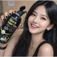 Shampoo Kaissara Hair Dye 500ml Grande Tonalizante Escurecedor Tintura Para Cabelos