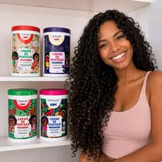 Creme para Pentear 1KG Cachos Sem Frizz Definição Finalizador Cachos Crespos Hidralize