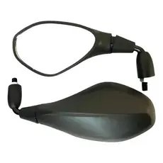 Par de Retrovisor Bmw F800 Haste Curta Rebaixada 90° Convexa