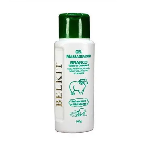 Gel Massageador Branco Belkit 200G