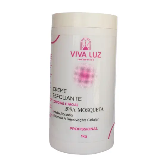 Esfoliante clareador facial e corporal de Rosa Mosqueta-