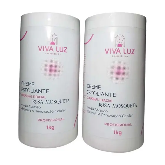 Kit Revenda - 2 Esfoliantes de Rosa Mosqueta 1 kg cada
