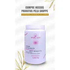 Esfoliante Rosa Mosqueta com Carvão Ativado Rosa Mosqueta mais Hidratante pele limpa e macia 1kg
