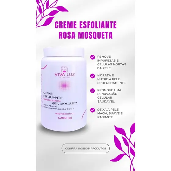 Esfoliante Rosa Mosqueta com Carvão Ativado 1kg: O Segredo para uma Pele Impecável em Seu Espaço Profissional
