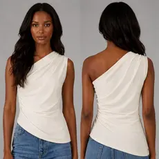 Blusa Asimétrica um Ombro Só com Design Moderno e Confortável do P ao Plus Size