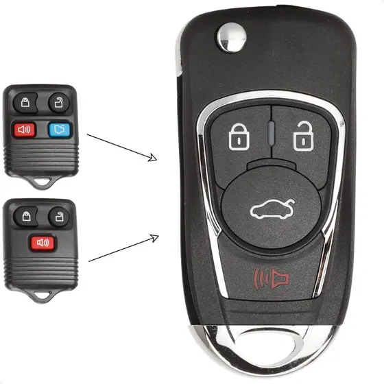Chave Canivete Alarme Ford Fiesta Ecosport 2009 2010 2011 2012 2013