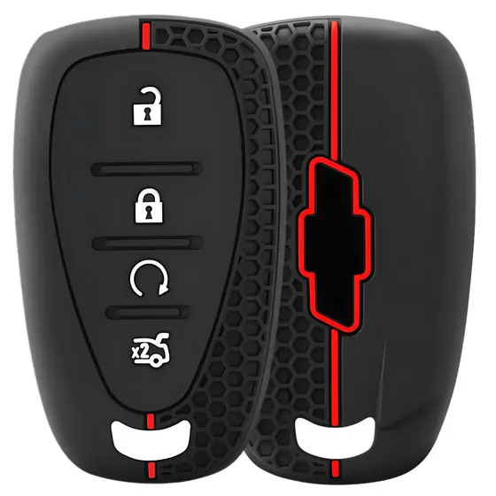 Capa Silicone Chave Presença Cruze Equinox Onix Premier Ltz 4 Botões