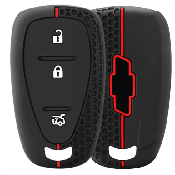 Capa Silicone Chave Presença Cruze Onix Tracker Ltz Premier 3 Botões