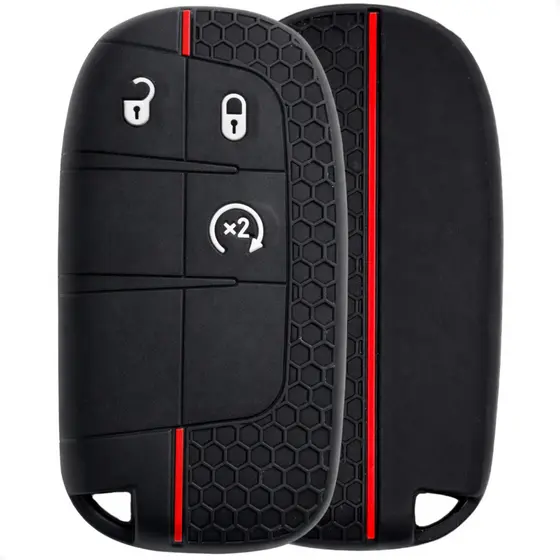 Capa Silicone Chave Presença Jeep 3 Botões Partida Remota