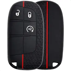 Capa Silicone Chave Presença Jeep 3 Botões Partida Remota