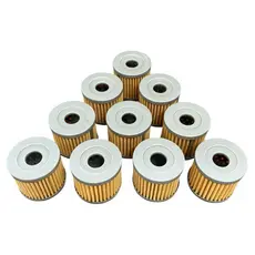 10 Filtros Óleo Yes 125 Intruder 125 Gsr 125 150 Gs 120 Burgman 125 Apache 150 Comet250