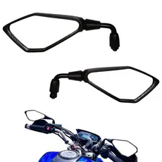 Retrovisor Kawasaki Z400 Rosca Honda Yamaha Haste Curta Rebaixado 90 Graus