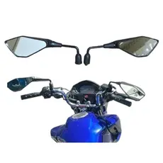 Retrovisor Kawasaki Z400 Rosca Honda Yamaha Haste Longa 100° Rebaixado