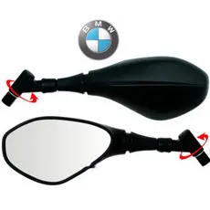 Retrovisor Gs 650 F800 360º Rosca Honda Par 360º HASTE CURTA