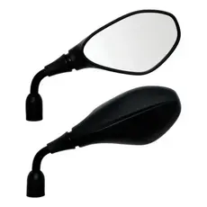 Retrovisor Gs 650 F800 Fixo Rosca Honda Par HASTE CURTA