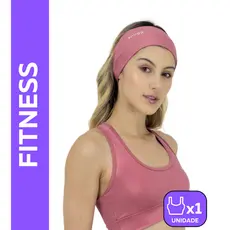 Faixa Cabelo Headband Cirrê Snugg Wear Elástica Esportiva Suor Academia Corrida Beach Tennis Gloss