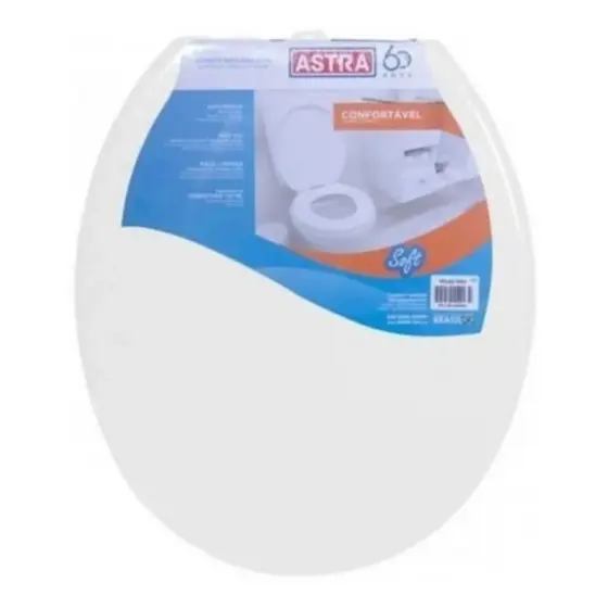 TAMPA SANITÁRIA SOFT ASTRA ASSENTO CONVENCIONAL UNIVERSAL