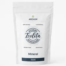 ZEOLITA CLINOPTILOLITA MINERAL VULCANICO STANDART 250G PURA