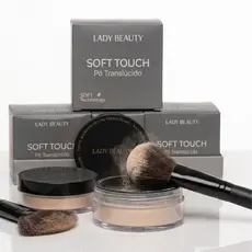 Pó Solto Translucido Lady Beauty Matte Controle de Oleosidade Profissional