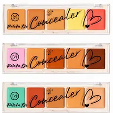 Paleta de Corretivos Coloridos 5 Cores | Neutraliza Manchas e Olheiras | Corretivo Facial Profissional alta cobertura