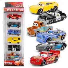 Kit 6 Carrinhos de Metal(Relâmpago McQueen e Amigos) Promoção
