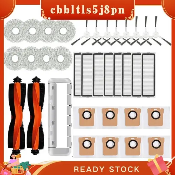 cbbltls5j8pn Para Robô Aspirador X20 + , X10 +/X20 Plus De Pó Escova Lateral Principal Filtro Hepa Esfregões Sacos