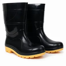 Bota Borracha Galocha Cano Medio PVC Impermeável Antiderrapante Cartom