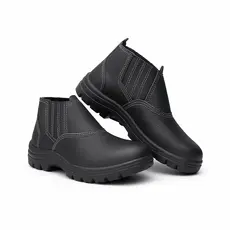 Bota De Segurança Botina Para Trabalhos Pesados Bico PVC com CA