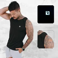 Camiseta Regata Masculina Lisa Academia Malhar Praia