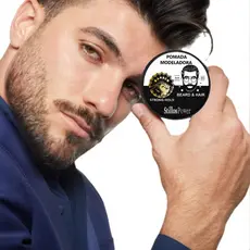 Pomada Modeladora Masculina Premiun Seu Cabelo Com Efeito Brilho Molhado Fixação Forte 100 Gramas